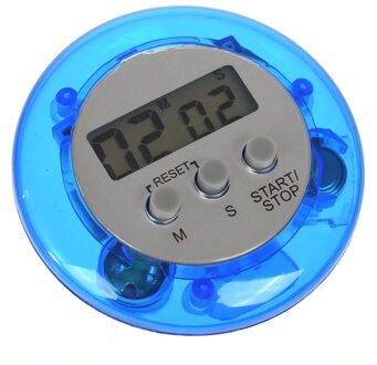 1 PC Mini LCD Digitale Timer Magnetische Running Keuken Countdown Wekker Stopwatch Memory Functie Kookwekker Gereedschap Blauw