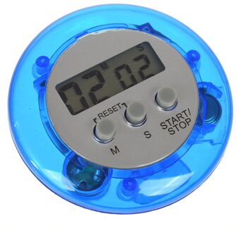 1 PC Mini LCD Digitale Timer Magnetische Running Keuken Countdown Wekker Stopwatch Memory Functie Kookwekker Gereedschap Blauw
