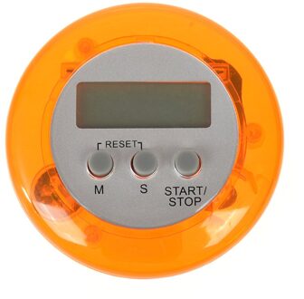 1 PC Mini LCD Digitale Timer Magnetische Running Keuken Countdown Wekker Stopwatch Memory Functie Kookwekker Gereedschap Oranje