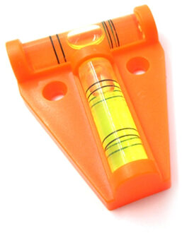 1 Pc Mini T Type Waterpas Meting Instrument Driehoekige Plastic Niveau Indicator T-Type Waterpas Bubble Shell househol A1