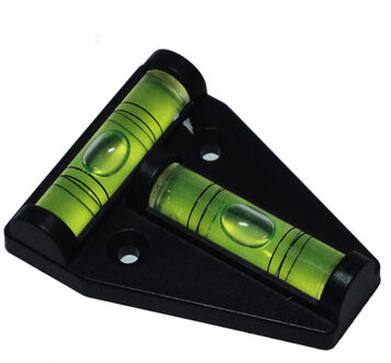 1 Pc Mini T Type Waterpas Meting Instrument Driehoekige Plastic Niveau Indicator T-Type Waterpas Bubble Shell househol A2