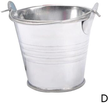 1 Pc Mini Tin Emmer Kleurrijke Blik Plant Ingemaakte Creatieve Bruiloft Thuis Vat Kleur Candy Ambachten Levert Ornamenten Kleine F9O4