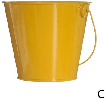 1 Pc Mini Tin Emmer Kleurrijke Blik Plant Ingemaakte Creatieve Bruiloft Thuis Vat Kleur Candy Ambachten Levert Ornamenten Kleine F9O4