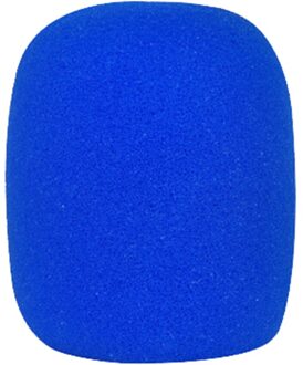 1 Pc Mix Kleuren Spons Microfoon Set Vervanging Foam Dj Stage Voorruit Wind Shield Cover Dikke Wasbare Blauw