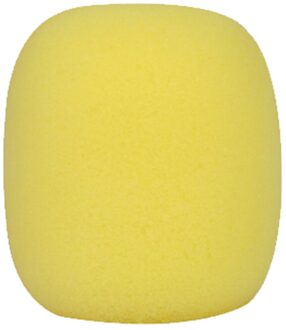1 Pc Mix Kleuren Spons Microfoon Set Vervanging Foam Dj Stage Voorruit Wind Shield Cover Dikke Wasbare geel