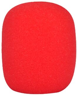 1 Pc Mix Kleuren Spons Microfoon Set Vervanging Foam Dj Stage Voorruit Wind Shield Cover Dikke Wasbare Rood
