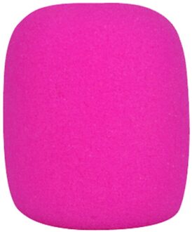 1 Pc Mix Kleuren Spons Microfoon Set Vervanging Foam Dj Stage Voorruit Wind Shield Cover Dikke Wasbare roos Rood