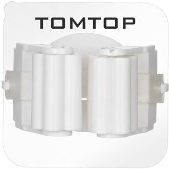 1 Pc Mop Hanger Bezem Houder Sterke Lijm Haken Bezem Grijper Plastic Superlijm Mop Houder Muur Haak Mop Rack Bezem haken wit