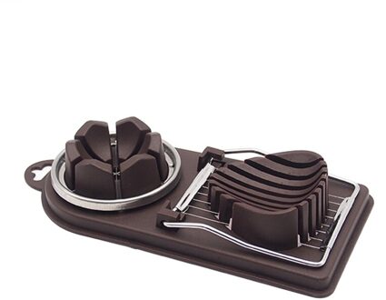 1 Pc Multifunctionele Fruit Groente Ei Cutter Snijden Ei Snijmachines Keuken Accessoires Snijden Koken Gadgets koffie