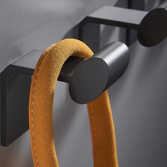 1 Pc Multifunctionele Kleding Haken Wall Mounted Punch-Gratis Kapstok Hanger Waterdichte Badkamer Handdoek Bad Bal robe Haken Rack