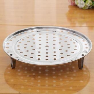 1 Pc Multifunctionele Rvs Steamer Rek Insert Voorraad Pot Dampende Tray Stand Kookgerei Keuken Accessoires Size M
