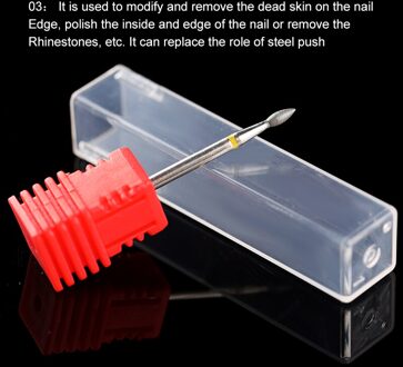 1 Pc Nail Boor Nail Carbite Slijpen Hoofd Elektrische Nail Mills Cutter Voor Nail Boor Machine Nail Art Tool nagel Polijsten 03