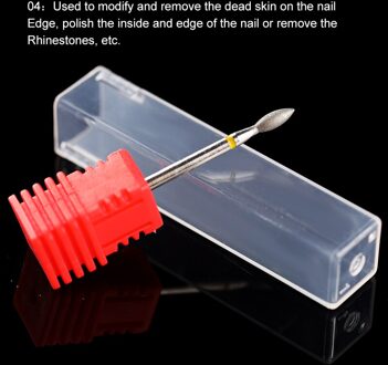 1 Pc Nail Boor Nail Carbite Slijpen Hoofd Elektrische Nail Mills Cutter Voor Nail Boor Machine Nail Art Tool nagel Polijsten 04