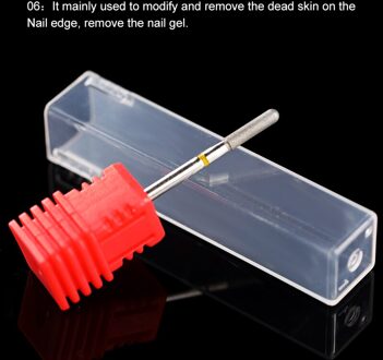 1 Pc Nail Boor Nail Carbite Slijpen Hoofd Elektrische Nail Mills Cutter Voor Nail Boor Machine Nail Art Tool nagel Polijsten 06