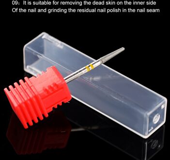 1 Pc Nail Boor Nail Carbite Slijpen Hoofd Elektrische Nail Mills Cutter Voor Nail Boor Machine Nail Art Tool nagel Polijsten 09