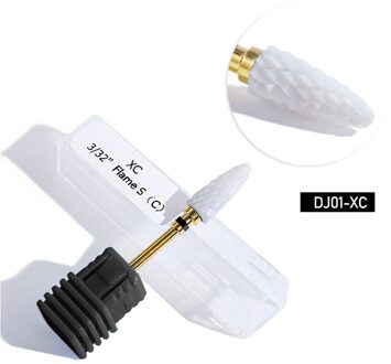 1 PC Nail Cone Tip Keramische Boren Elektrische Cuticle Schoon Rotary Voor Manicure Pedicure Slijpen Hoofd Sander Tool TSLM2 DJ01-XC