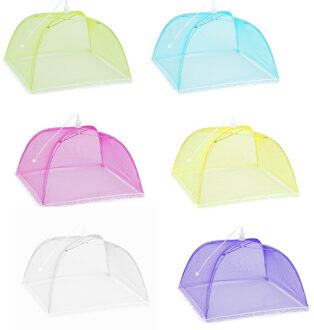 1 PC Net Mesh Screen Voedsel Covers Grote Mesh Screen Beschermen Voedsel Cover Tent Dome Net Paraplu Picknick Voedsel Covers protector 40 willekeurig