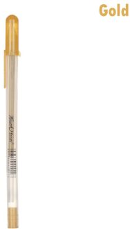 1 PC Niet giftig Plastic handgeschilderde Whiteboard Pen Multicolor Markeerstift Marker Pennen Graffiti Briefpapier School Kantoorbenodigdheden goud