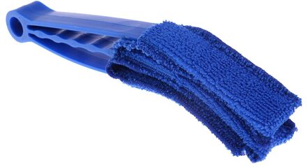 1 Pc Nuttig Microfiber Venster Reinigingsborstel Blind Borstel Airconditioner Duster Cleaner Ontmoette Jaloezie Reiniging Blauw