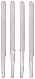 1 Pc Of 4 Stuks Diy Ambachten Suikerspin Kegels Led Light Strip Knipperende Kleurrijke Gloeiende Lichtgevende Steekt Universele Katoen candy Bar 4stk