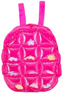 1 Pc Opblaasbare Bubble Rugzak Pvc Blow Up Rave Feestelijke Bopping Spice Meisjes Dubbele Schoudertas Grappig Reizen Party Rugzak heet roze