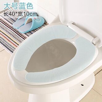 1 pc Pasta Wc Mat Universele Waterdichte Toilet Seat Cover M blauw
