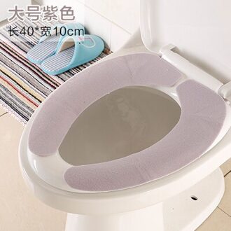 1 pc Pasta Wc Mat Universele Waterdichte Toilet Seat Cover M paars