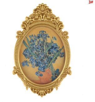 1 Pc Plastic 35*60Mm 1:12 Dollhouse Miniatuur Foto 'S Schilderen Muurschildering Muur Foto Poppenhuis Decor