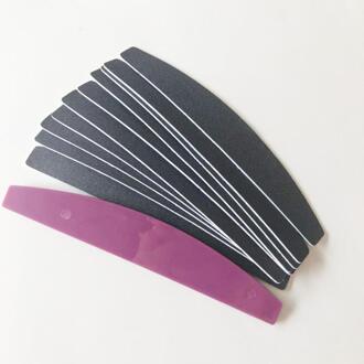 1 Pc Plastic Basis Met 1 Set(10 Stuks) Removalble Pads Duurzaam Nagelvijl Vervanging Schuurpapier 100