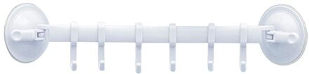 ! 1 Pc Plastic Zuignap Keuken Hanger Organizer Badhanddoek Kleren Badkamer Haak Koken Tool Opbergrek 02