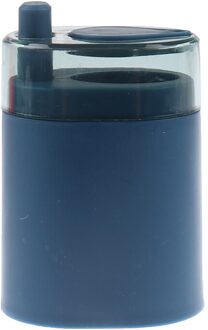 1 Pc Pop Up Tandenstoker Houder Semi Automatische Tandenstoker Dispenser Opbergdoos blauw
