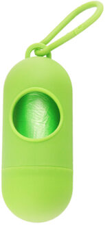 1 Pc Praktische Hond Afval Kak Tas Dispenser Afval Garbage Houder Dispensers Kak Tassen Set Huisdieren Honden Prullenbak Cleaning levert groen