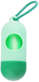 1 Pc Praktische Hond Afval Kak Tas Dispenser Afval Garbage Houder Dispensers Kak Tassen Set Huisdieren Honden Prullenbak Cleaning levert Licht Groen