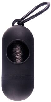 1 Pc Praktische Hond Afval Kak Tas Dispenser Afval Garbage Houder Dispensers Kak Tassen Set Huisdieren Honden Prullenbak Cleaning levert zwart