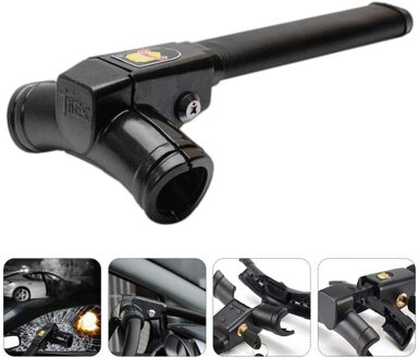 1 Pc Praktische T Vorm Lock Auto Vergrendeling Truck Anti-Diefstal Slot (Zwart)