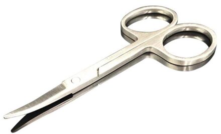 1 Pc Professionele Nail Schaar Manicure Tool Voor Nagels Wenkbrauw Neus Wimper Cuticle Schaar Gebogen Pedicure Schaar