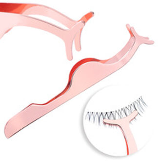1 Pc Professionele Rose Gold Nail Wenkbrauw Pincet Manicure Valse Wimper Nipper Extension Pincet Wenkbrauw Clip Make-Up Tool SA737