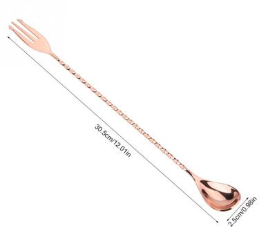 1 Pc Roestvrij Staal Mengen Cocktail Lepel Cocktail Roerder Bar Puddler Martini Lange Handvat Lepel Bar Tool Barman Gereedschap 2