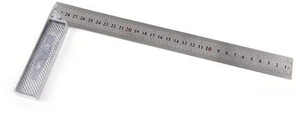 1 pc Rvs 15x30 cm 90 Graden Hoek Metric Probeer Mitre Vierkante Liniaal