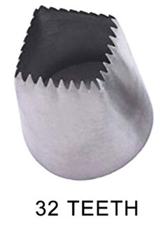 1 Pc Rvs Grote Maat Plein Icing Piping Nozzles Cake Decorating Pastry Tip Sets Fondant Cakevorm Keuken Gereedschap