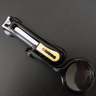 1 Pc Rvs Grote Nail Schaar Met Vergrootglas Vinger Nagel Tang Oude Man Nail Cutter Alicate De Unha Teen nail Care Tool