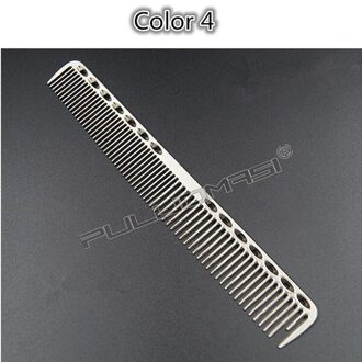 1 Pc Rvs Haar Kam Professionele Salon Kappers Kammen Haar Snijden Sterven Kam 2 In 1 Kleine Maat Color4