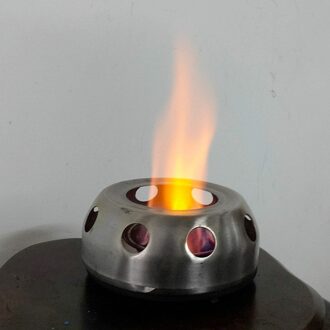 1 Pc Rvs Kachel Draagbare Ultralichte Geest Alcohol Stove Outdoor Camping Bbq Kachel Oven Met Stand P0.2