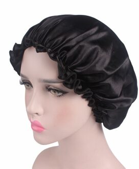 1 Pc Satin Hair Cap Motorkap Nachtrust Cap Vrouwen Badmuts Femme Zijde Lange Haar Cap Hoed Voor Bad unisex