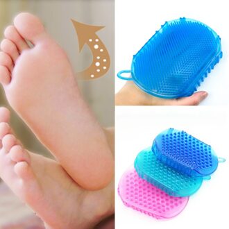 1 PC Siliconen Exfoliërende Body Borstel Scrubber Bad Scrub Handschoen Spa Terug Bad Handschoen Peeling Douche Borstel Massage Body Reiniging