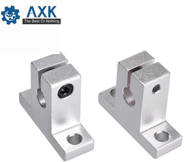 1 Pc SK8 SK10 SK12 SK13 SK16 SK20 SH8A 8 Mm Lineaire Kogellager Rail As Side Blokken Ondersteuning xyz Tafel Cnc 3D Printer Deel SK25