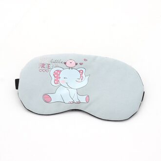 1 Pc Slaapmasker Eyepatch Eye Cover Katoen Creatieve Mooie Cartoon Voor Eye Travel Relax Slapen Aid Eye Patch Shading oogmasker olifant