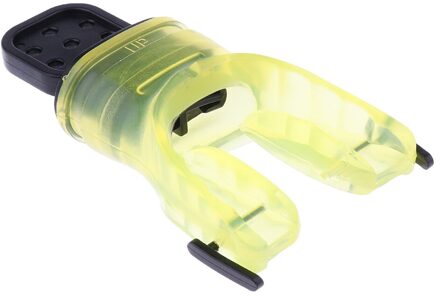 1 Pc Snorkel Bite Comfort Silicone Duiken Snorkelen Vormbaar Bite Mondstuk Regulator Accessoires Met Tie Wrap Gear geel