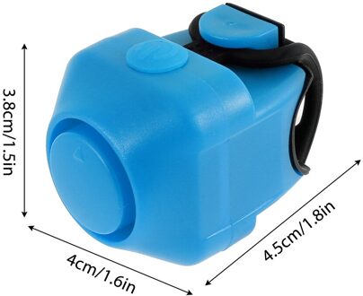 1 Pc Sport Bike Mountain Road Cycling Bell Ring Horn Safety Warning Alarm Bicycle Outdoor Protective Cycle Accessories blauw