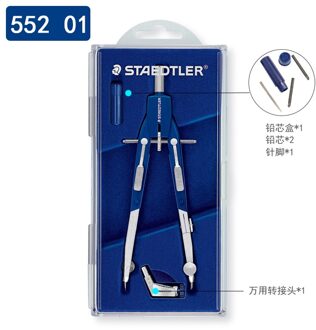1 Pc Staedtler 552 01 02 Precisie Tekening Metalen Potlood Kompas Professionele Opstellen Gereedschappen Kantoor Student Leveringen 1 stk 552 01